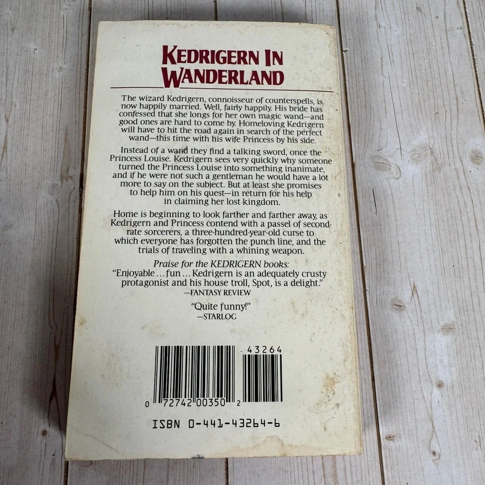 Kedrigerin in Wanderland John Morressy 1988 Ace Fantasy Mass Market Paperback
